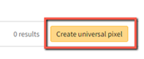 Create universal pixel button highlighted. 